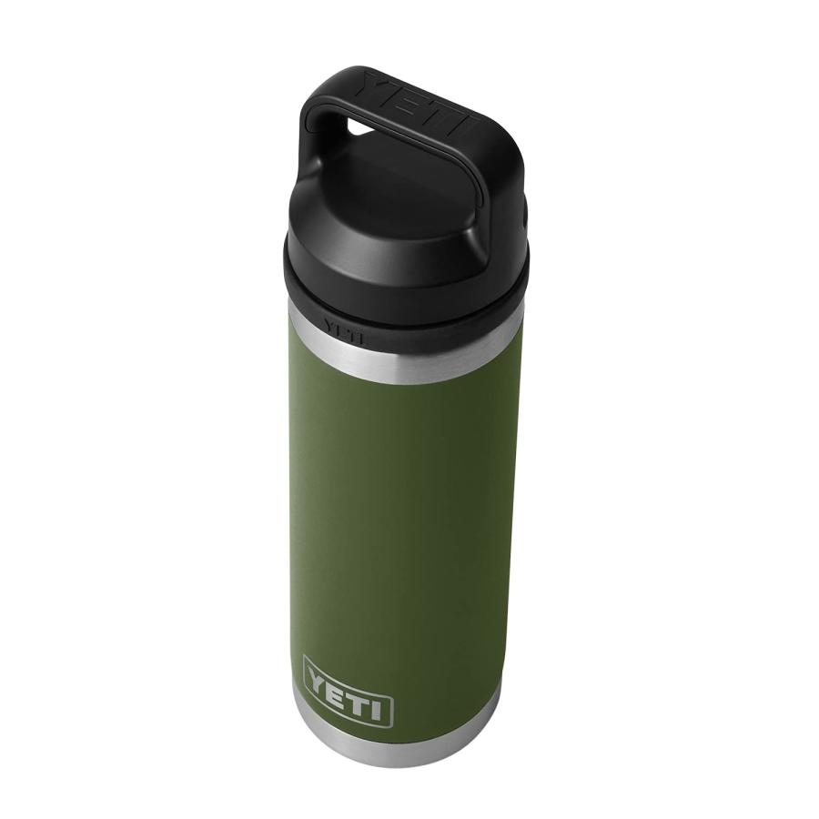 YETI Rambler 18オンス ボトル キャップ付き 真空断熱 ステンレス製、ハイランズオリーブ | YETI | 02