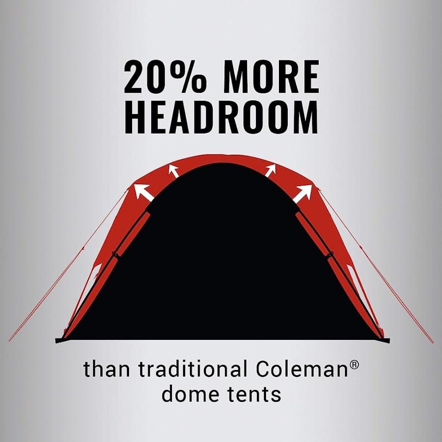COLEMAN SKYDOME CAMPING TENT WITH DARK ROOM TECHNOLOGY, 8 PERSON | Coleman | 03