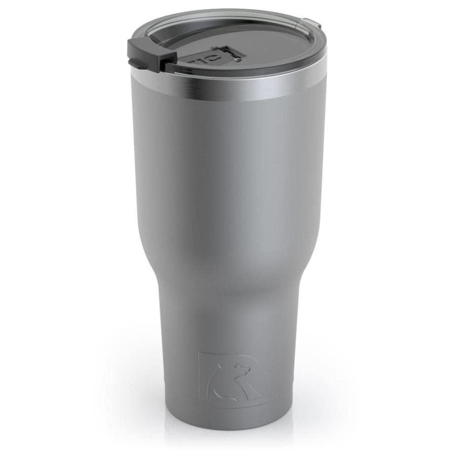 RTIC 40 OZ INSULATED TUMBLER STAINLESS STEEL COFFEE TRAVEL MUG WITH LID, SPILL PROOF, HOT BEVERAGE AND COLD, PORTABLE THERMAL CUP FOR CAR, CAMPIN | 