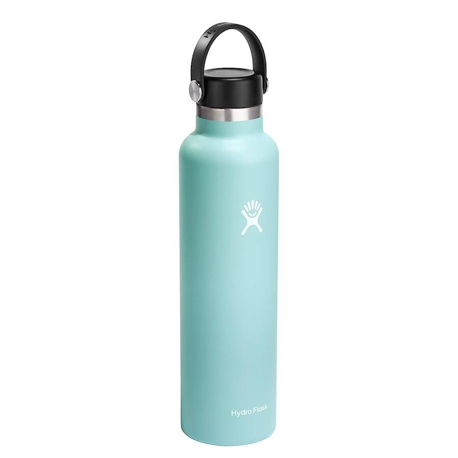 HYDRO FLASK 24 OZ STANDARD MOUTH WITH FLEX CAP STAINLESS STEEL REUSABLE WATER BOTTLE DEW -VACUUM INSULATED, DISHWASHER SAFE, BPA-FREE, NON-TOXIC | HYDRO FLASK | 01