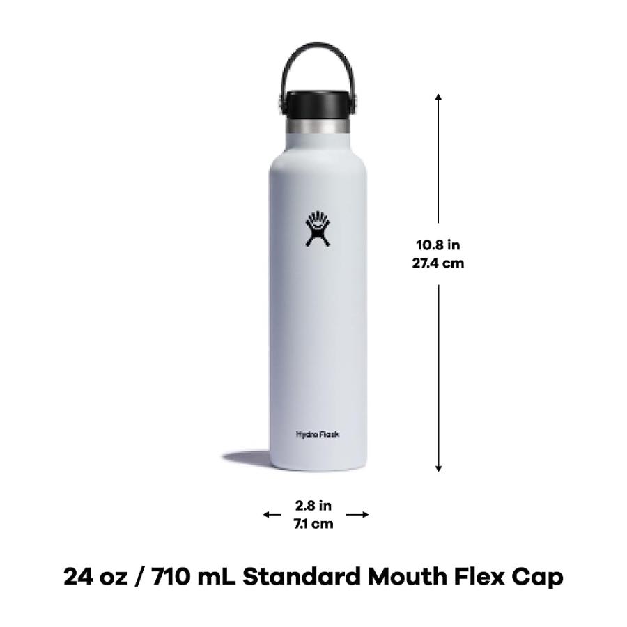 HYDRO FLASK 24 OZ STANDARD MOUTH WITH FLEX CAP STAINLESS STEEL REUSABLE WATER BOTTLE DEW -VACUUM INSULATED, DISHWASHER SAFE, BPA-FREE, NON-TOXIC | HYDRO FLASK | 03