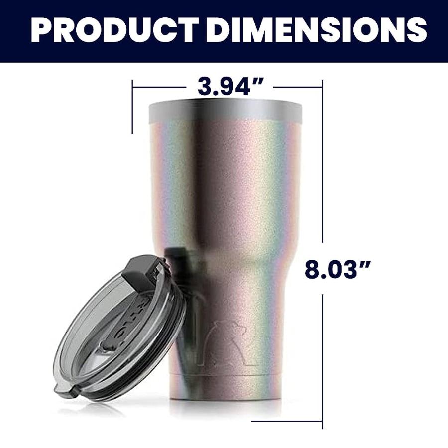 RTIC TUMBLER WITH SPLASH PROOF LID, 20 OZ, TWILIGHT, INSULATED TRAVEL STAINLESS STEEL COFFEE MUG, SWEAT PROOF, KEEPS HOT & COLD LONGER |  | 01