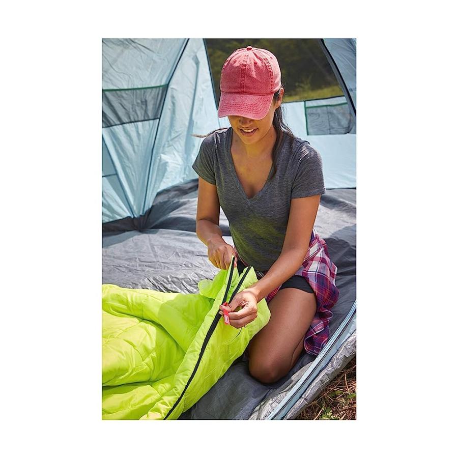 COLEMAN KOMPACT SLEEPING BAG, INDOOR/OUTDOOR LIGHTWEIGHT SLEEPING BAG FOR ADULTS, 20°F/30°F/40°F OPTIONS FOR CAMPING, HIKING, BACKPACKING WITH | Coleman | 06