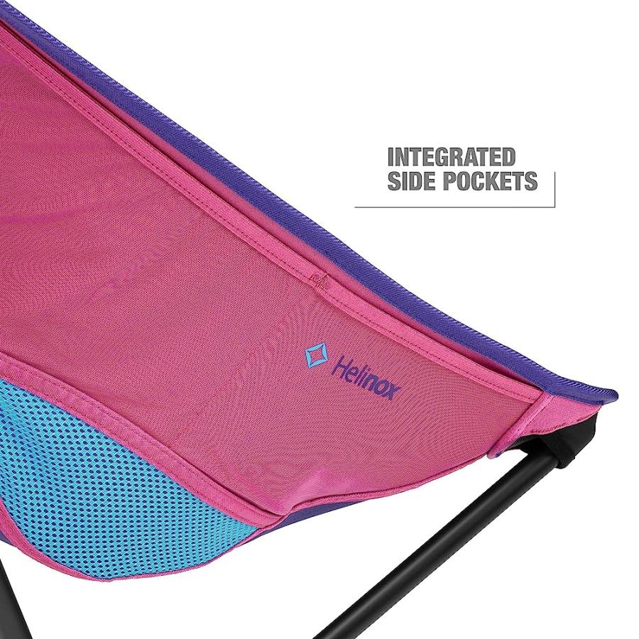 HELINOX SUNSET CHAIR LIGHTWEIGHT, HIGH-BACK, COMPACT, COLLAPSIBLE CAMPING CHAIR, WITH POCKETS, MULTI BLOCK 23 | Helinox | 04