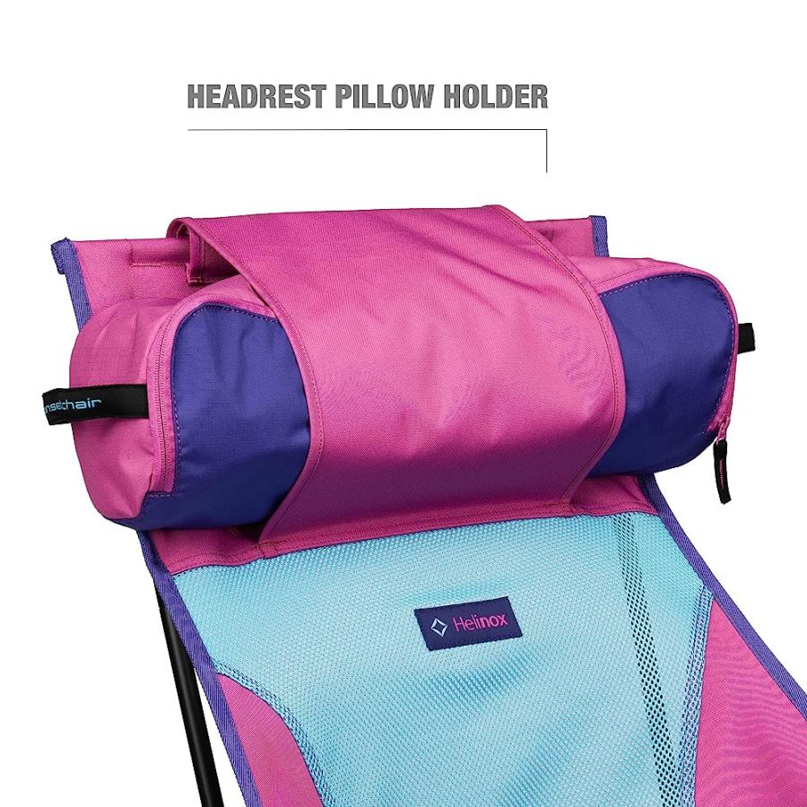 HELINOX SUNSET CHAIR LIGHTWEIGHT, HIGH-BACK, COMPACT, COLLAPSIBLE CAMPING CHAIR, WITH POCKETS, MULTI BLOCK 23 | Helinox | 06