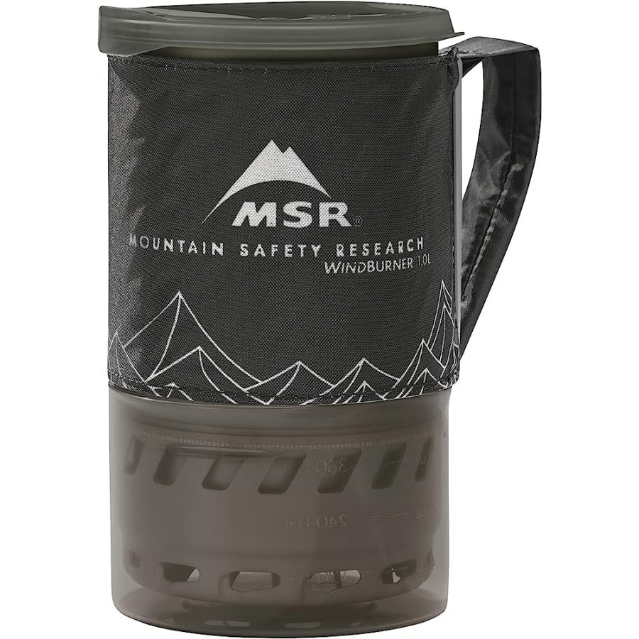 MSR WINDBURNER PERSONAL WINDPROOF CAMPING AND BACKPACKING STOVE SYSTEM, BLACK | MSR | 02