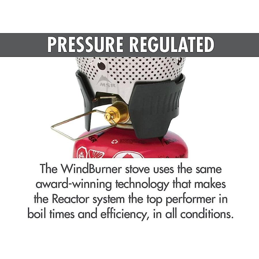 MSR WINDBURNER PERSONAL WINDPROOF CAMPING AND BACKPACKING STOVE SYSTEM, BLACK | MSR | 03