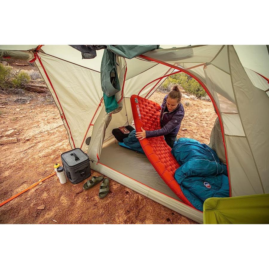 BIG AGNES RAPIDE SL INSULATED SLEEPING PAD, ORANGE, LONG (20X78) | BIG AGNES | 02