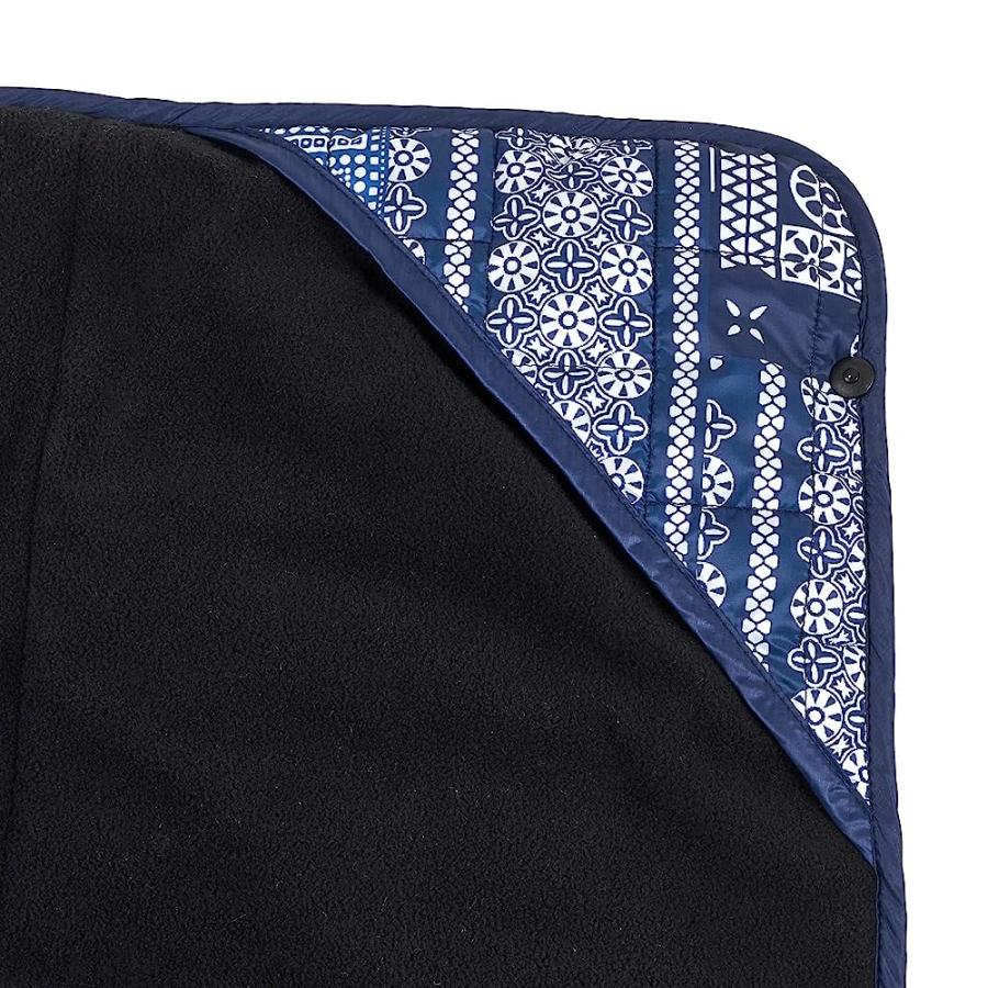 HELINOX TOASTY WRAPAROUND HOODED BLANKET, SUNSET/BEACH, BLUE & RED BANDANA | Helinox | 06