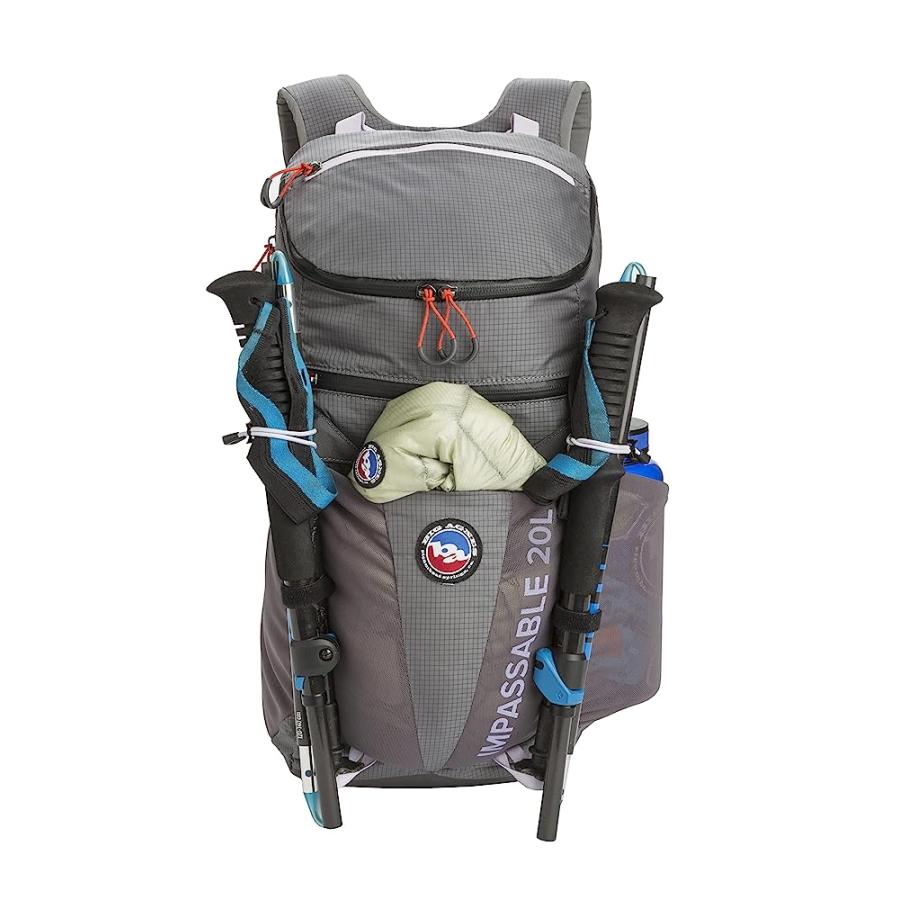 BIG AGNES IMPASSABLE 20L BACKPACK FOR DAY HIKING, SHARK | BIG AGNES | 04