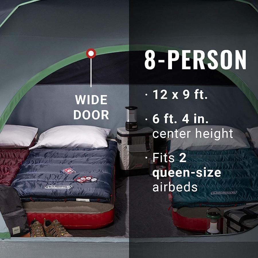 Coleman Skydome Camping Tent 4 Person, Blue | Coleman | 04