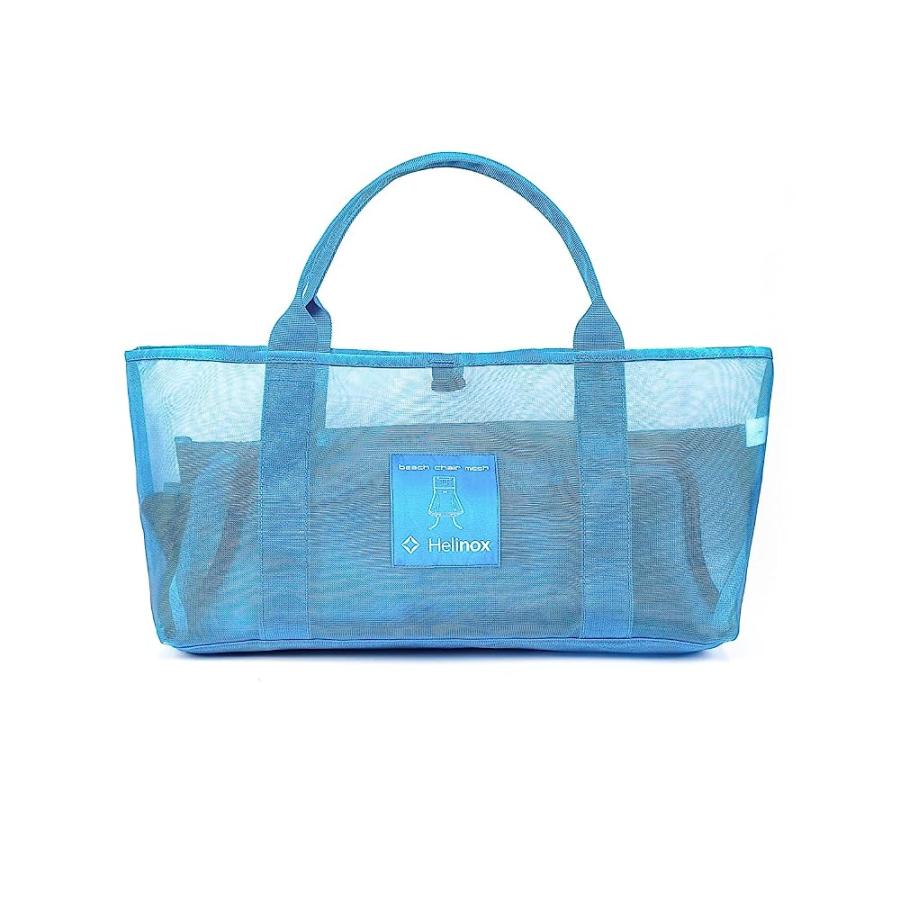 HELINOX BEACH CHAIR LIGHTWEIGHT, LOWER-PROFILE, COMPACT, COLLAPSIBLE CAMPING CHAIR, BLUE MESH, WITH POCKETS | Helinox | 02