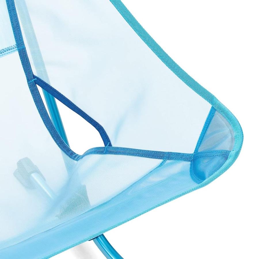 HELINOX BEACH CHAIR LIGHTWEIGHT, LOWER-PROFILE, COMPACT, COLLAPSIBLE CAMPING CHAIR, BLUE MESH, WITH POCKETS | Helinox | 05