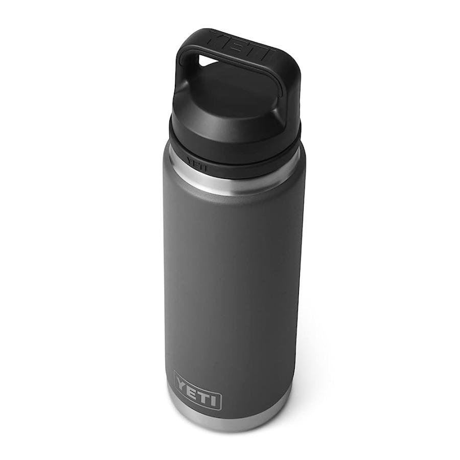 YETI RAMBLER 26 OZ BOTTLE, VACUUM INSULATED, STAINLESS STEEL WITH CHUG CAP, CHARCOAL | YETI | 02