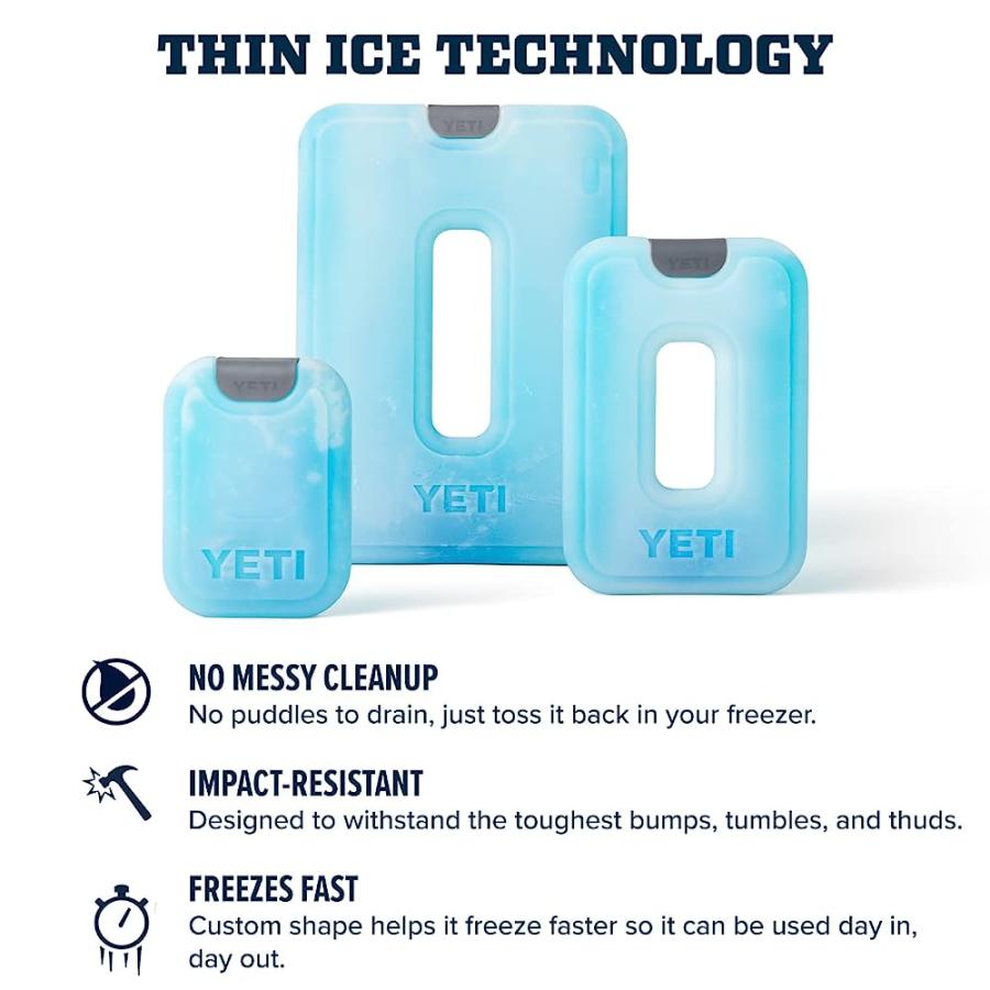 YETI THIN ICE REFREEZABLE REUSABLE COOLER ICE PACK, LARGE | YETI | 03