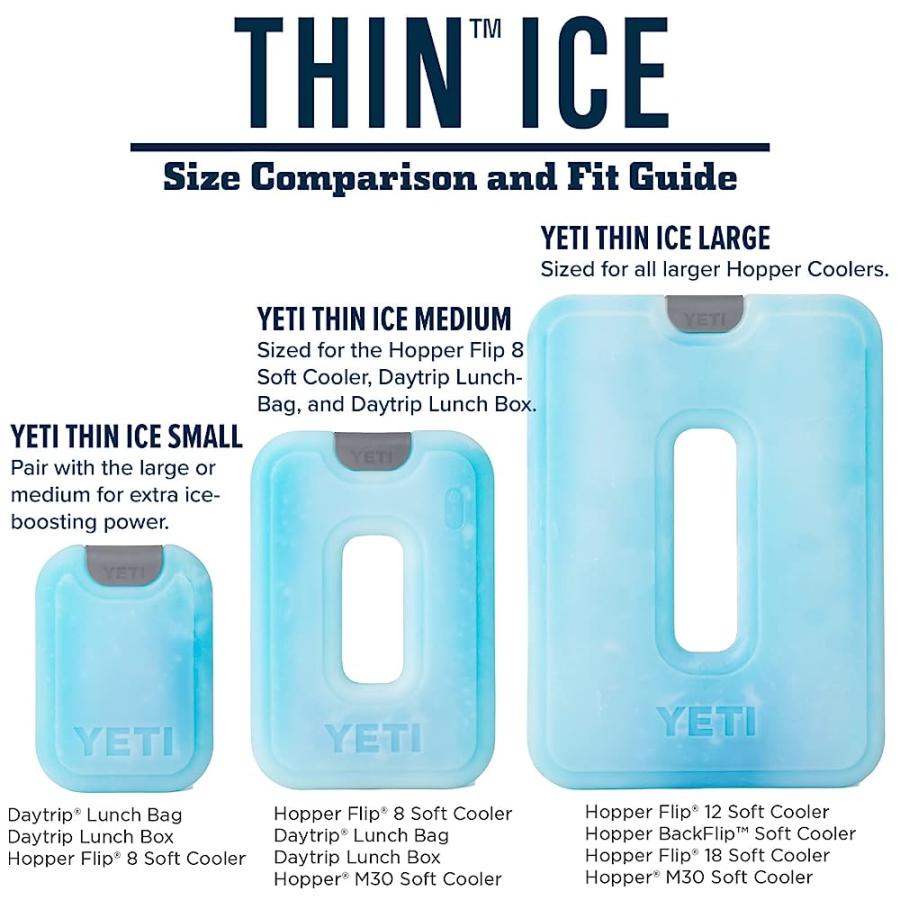 YETI THIN ICE REFREEZABLE REUSABLE COOLER ICE PACK, LARGE | YETI | 05