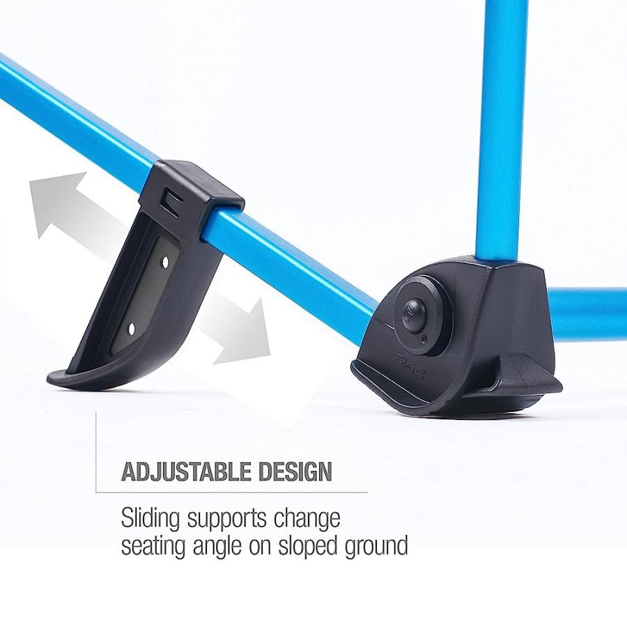 HELINOX INCLINE FESTIVAL CHAIR ADJUSTABLE OUTDOOR FOLDING CHAIR FOR EVENTS, BLACK | Helinox | 04