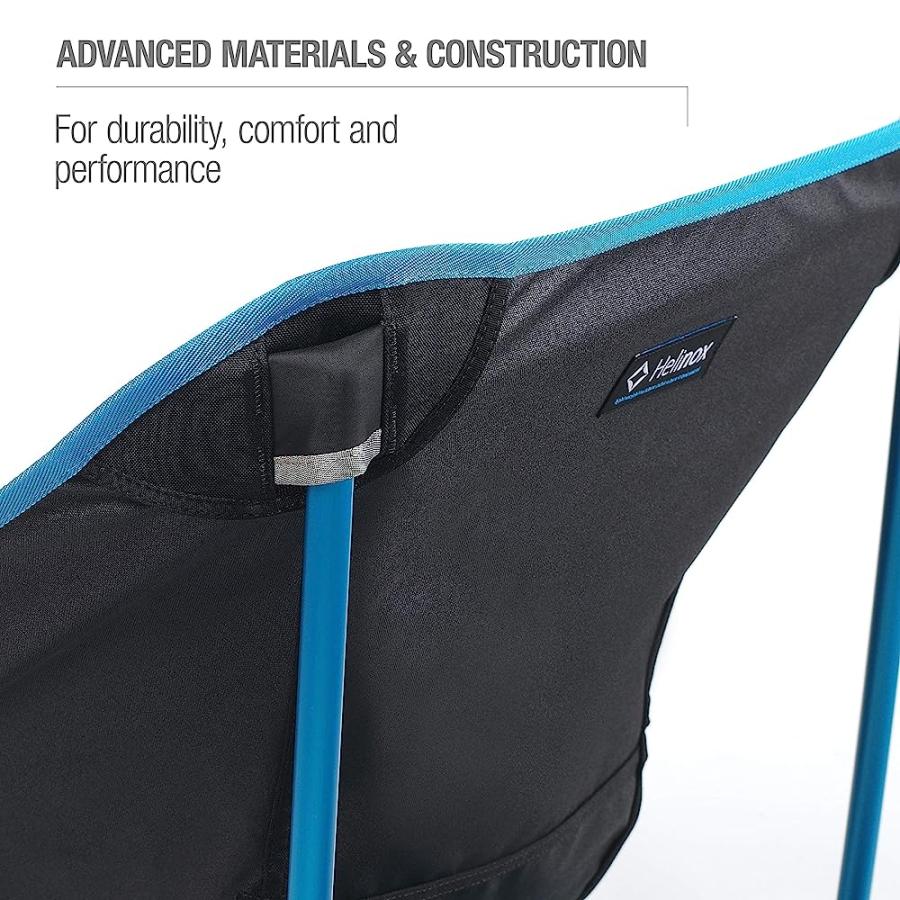 HELINOX INCLINE FESTIVAL CHAIR ADJUSTABLE OUTDOOR FOLDING CHAIR FOR EVENTS, BLACK | Helinox | 06