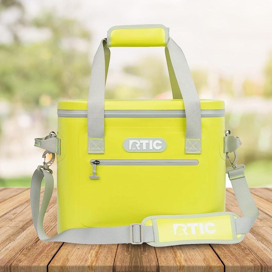 RTIC SOFT COOLER 12 CAN, INSULATED BAG PORTABLE ICE CHEST BOX FOR LUNCH, BEACH, DRINK, BEVERAGE, TRAVEL, CAMPING, PICNIC, CAR, TRIPS, FLOATING CO |  | 04