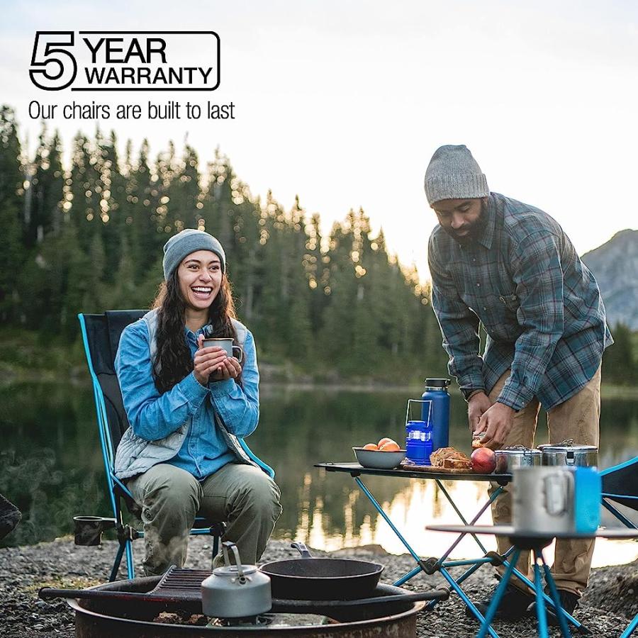 HELINOX CHAIR TWO ULTRALIGHT, HIGH-BACK, COLLAPSIBLE CAMPING CHAIR, RAINBOW BANDANA, WITH POCKETS | Helinox | 02