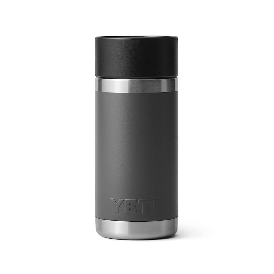 YETI RAMBLER 12 OZ BOTTLE, STAINLESS STEEL, VACUUM INSULATED, WITH HOT SHOT CAP, CHARCOAL | YETI | 01