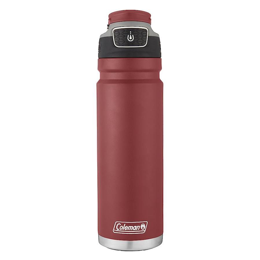 COLEMAN FREEFLOW AUTOSEAL INSULATED STAINLESS STEEL WATER BOTTLE 40 OUNCE , HERITAGE RED | Coleman | 01