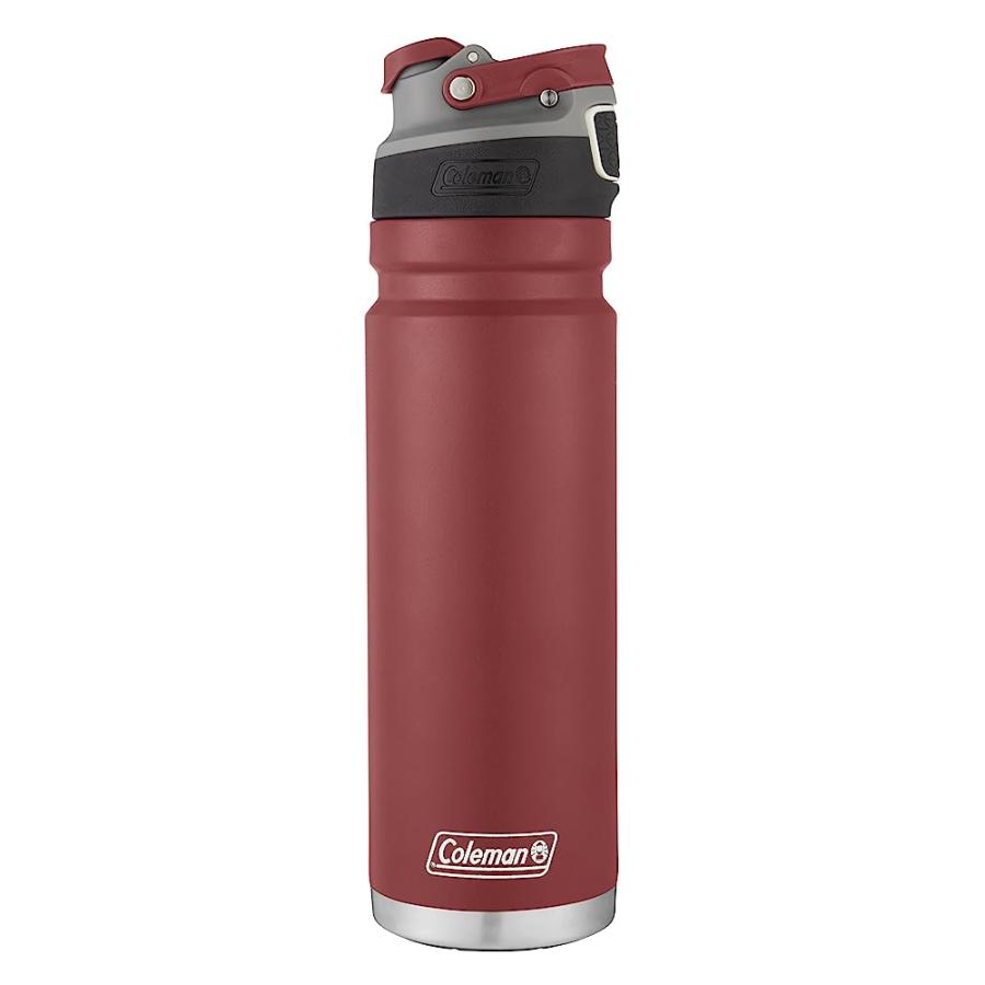 COLEMAN FREEFLOW AUTOSEAL INSULATED STAINLESS STEEL WATER BOTTLE 40 OUNCE , HERITAGE RED | Coleman | 02