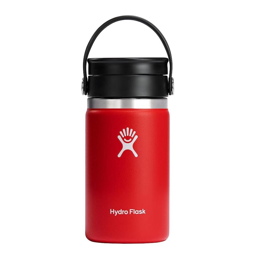 HYDRO FLASK 12 OZ WIDE MOUTH WITH FLEX SIP LID STAINLESS STEEL REUSABLE WATER BOTTLE GOJI -VACUUM INSULATED, DISHWASHER SAFE, BPA-FREE, NON-TOXIC | HYDRO FLASK