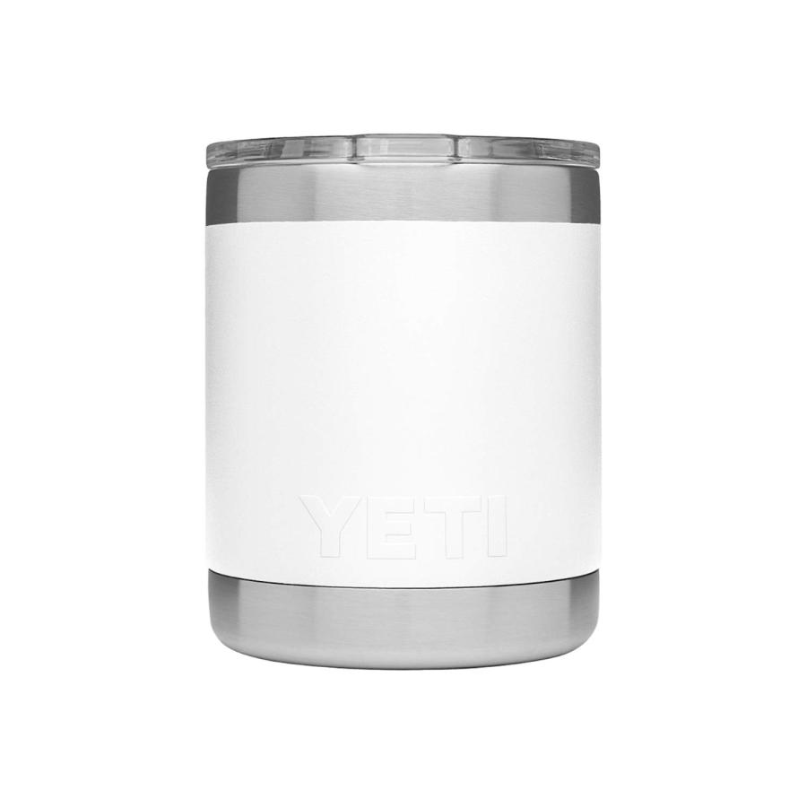 YETI Rambler 10オンス ローボール 蓋付き 真空断熱 ステンレス製、ホワイト | YETI | 02
