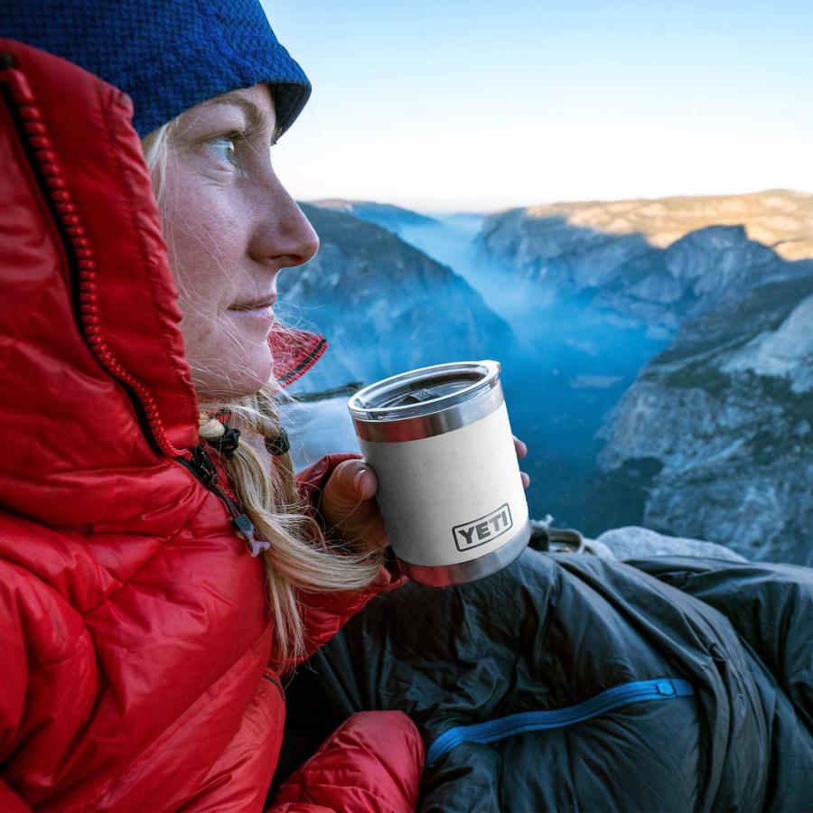 YETI Rambler 10オンス ローボール 蓋付き 真空断熱 ステンレス製、ホワイト | YETI | 06