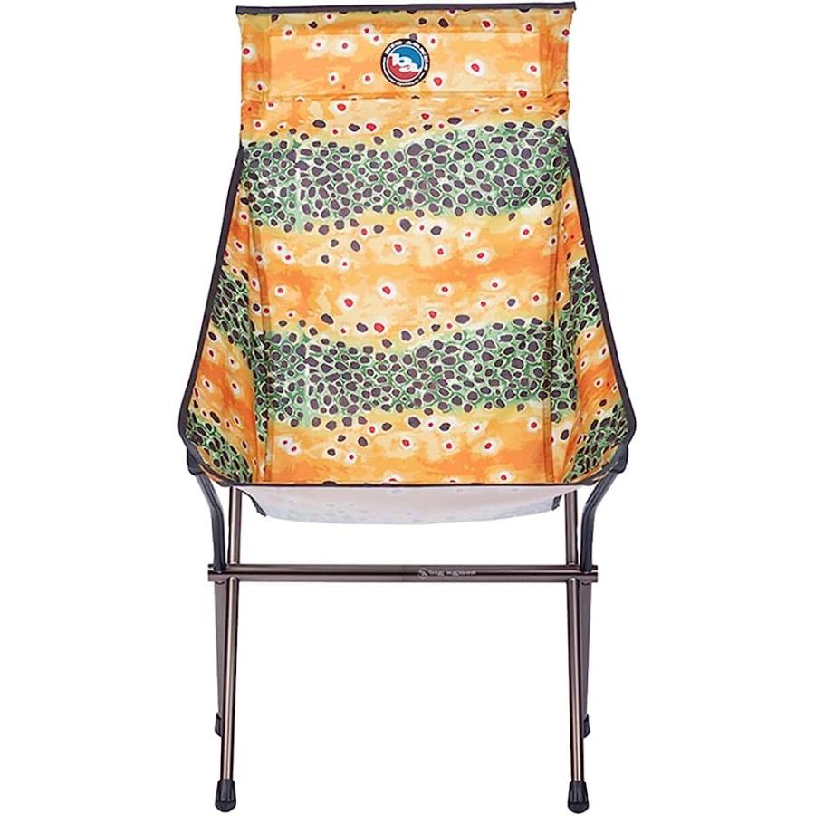 BIG AGNES BIG SIX CAMP CHAIR - HIGH & WIDE CAMPING CHAIR WITH AIRCRAFT ALUMINUM FRAME, BROWN TROUT | BIG AGNES