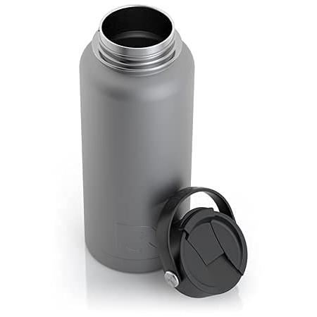 RTIC WATER BOTTLE, 32 OZ, GRAPHITE, DOUBLE VACUUM INSULATED WATER BOTTLE, STAINLESS STEEL FOR HOT & COLD DRINKS, SWEAT PROOF THERMOS, GREAT FOR T |  | 05