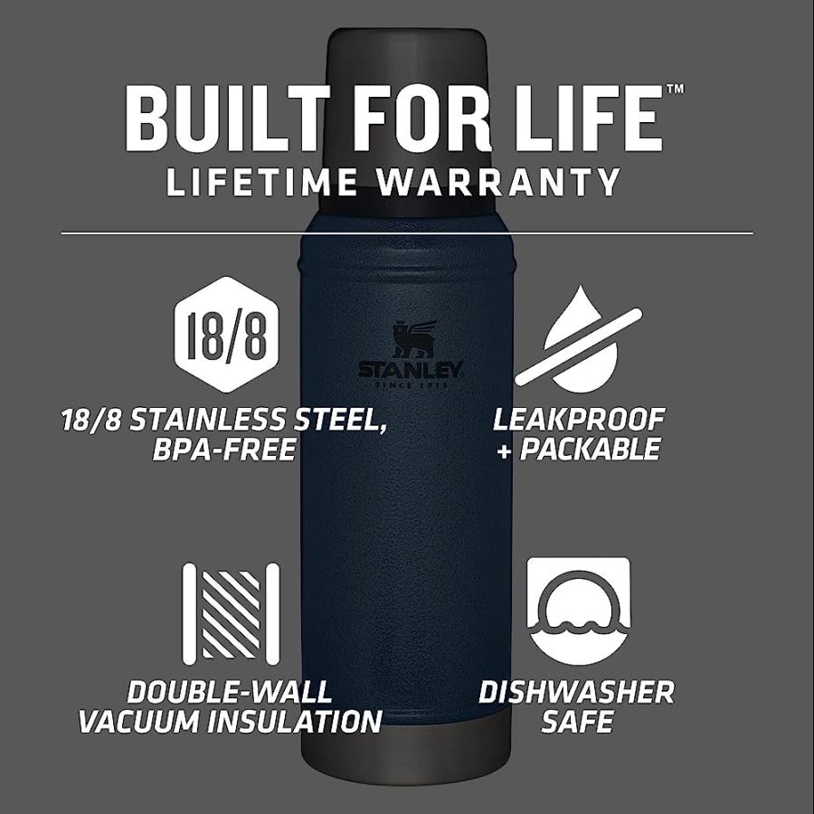 STANLEY 10-07932-024 THE LEGENDARY CLASSIC BOTTLE HAMMERTONE LAKE 1.0QT / .94L | STANLEY | 04