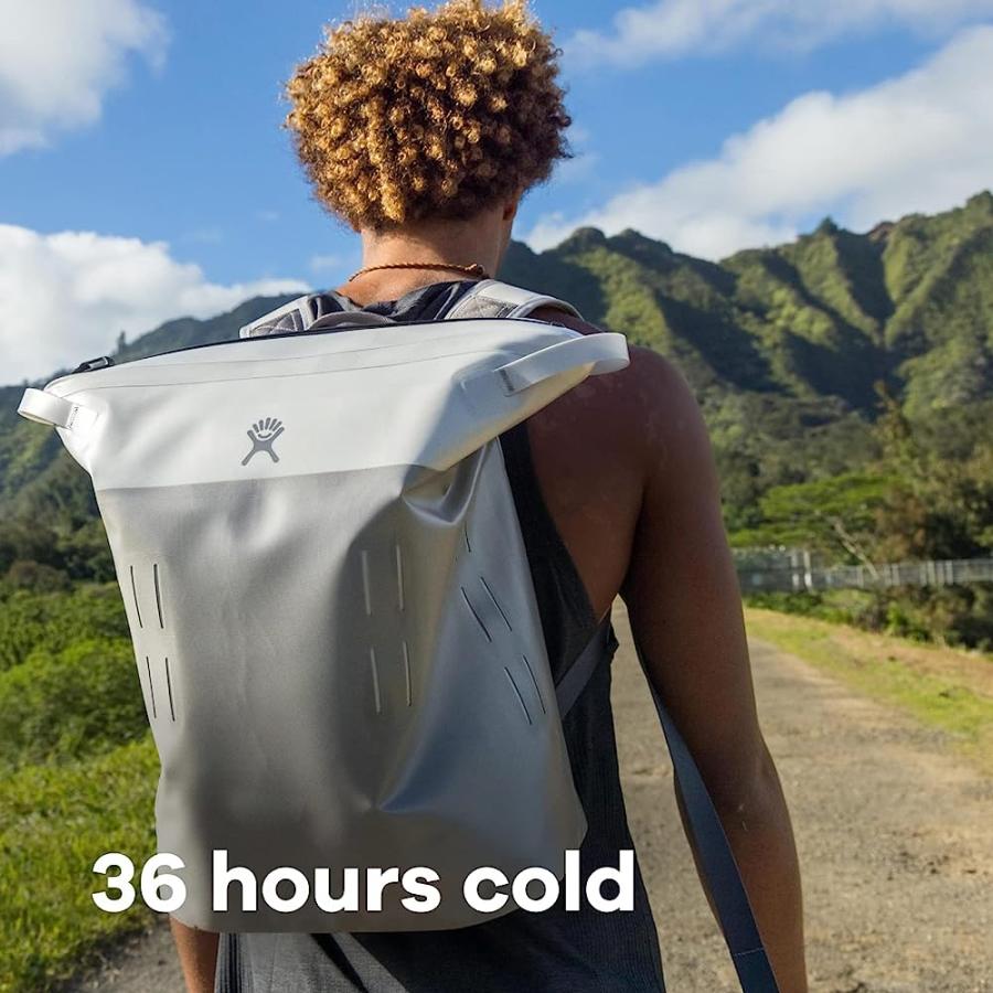 HYDRO FLASK 20 L DAY ESCAPE SOFT COOLER - REUSABLE TRAVEL BACKPACK - INSULATED - PEPPERCORN | HYDRO FLASK | 05