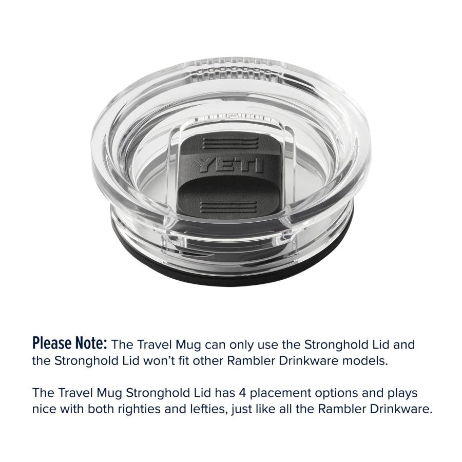 YETI Rambler 30オンス トラベルマグ ストロングホールド蓋付き 真空断熱 ステンレス製、オフショアブルー | YETI | 06