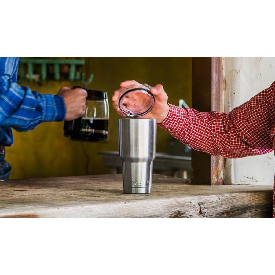 YETI Rambler 30オンス タンブラー 蓋付き 真空断熱 ステンレス製、ステンレス | YETI | 05