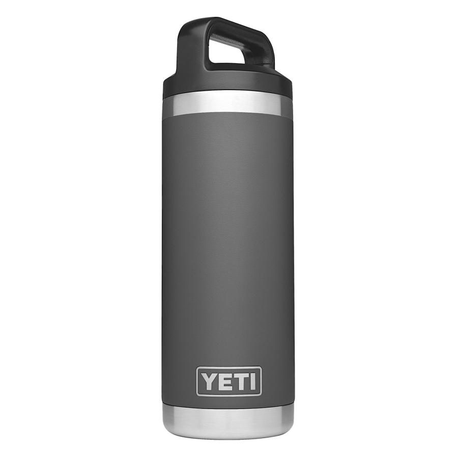 YETI Rambler 18オンス ボトル 真空断熱 ステンレス製、チャコール | YETI