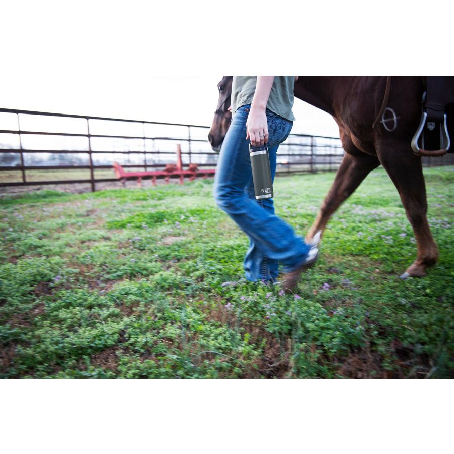 YETI Rambler 18オンス ボトル 真空断熱 ステンレス製、チャコール | YETI | 03