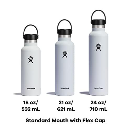 HYDRO FLASK 24 OZ STANDARD MOUTH WATER BOTTLE WITH FLEX CAP OR FLEX STRAW | HYDRO FLASK | 04