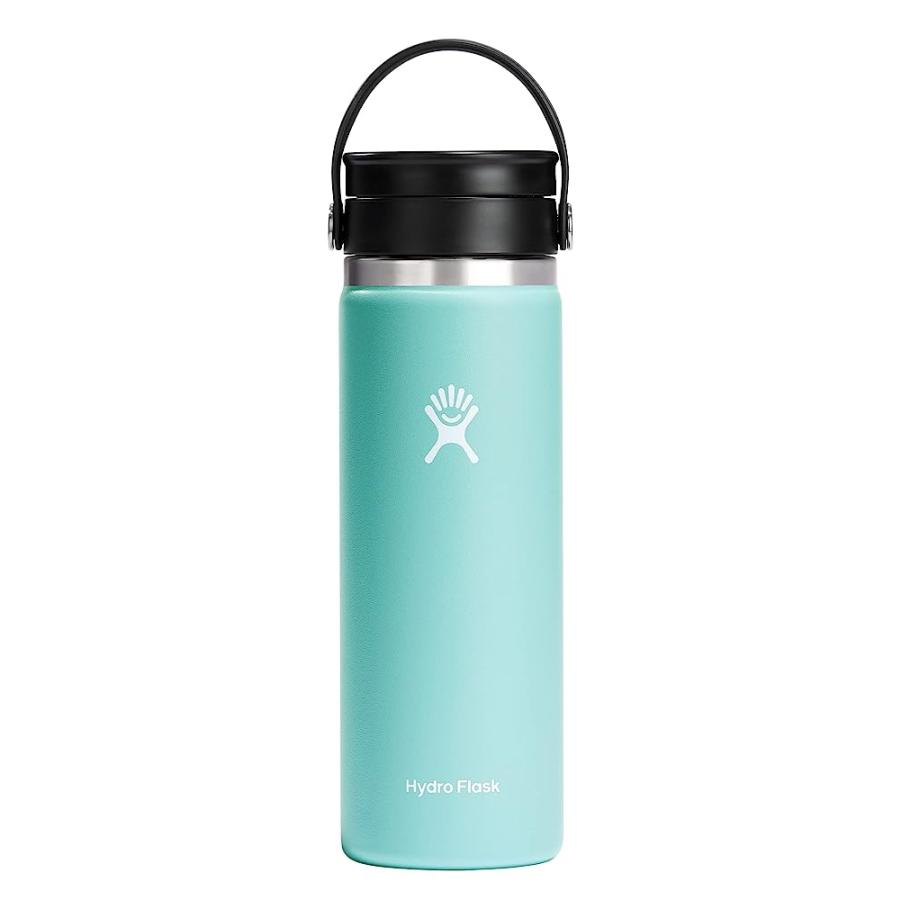 HYDRO FLASK 20 OZ WIDE MOUTH WITH FLEX SIP LID STAINLESS STEEL REUSABLE WATER BOTTLE DEW -VACUUM INSULATED, DISHWASHER SAFE, BPA-FREE, NON-TOXIC | HYDRO FLASK