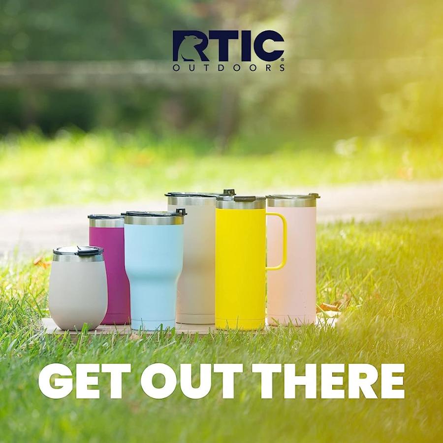 RTIC 30 OZ INSULATED TUMBLER STAINLESS STEEL COFFEE TRAVEL MUG WITH LID, SPILL PROOF, HOT BEVERAGE AND COLD, PORTABLE THERMAL CUP FOR CAR, CAMPIN |  | 03