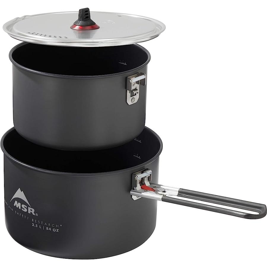 MSR NONSTICK CERAMIC COATED 2-POT CAMPING COOK SET | MSR