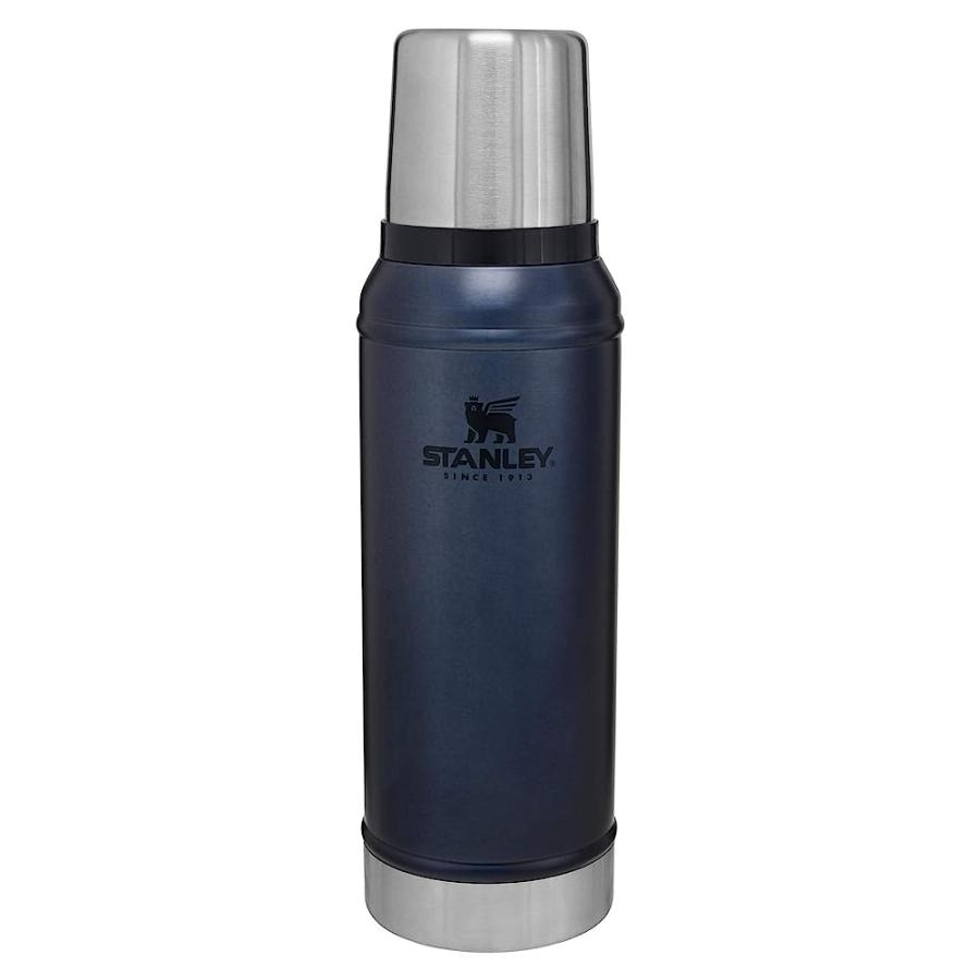 STANLEY CLASSIC VACUUM INSULATED WIDE MOUTH BOTTLE - BPA-FREE 18/8 STAINLESS STEEL THERMOS FOR COLD & HOT BEVERAGES KEEPS LIQUID HOT OR COLD FOR | STANLEY | 01