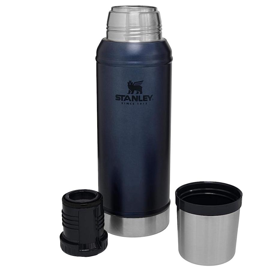 STANLEY CLASSIC VACUUM INSULATED WIDE MOUTH BOTTLE - BPA-FREE 18/8 STAINLESS STEEL THERMOS FOR COLD & HOT BEVERAGES KEEPS LIQUID HOT OR COLD FOR | STANLEY | 02