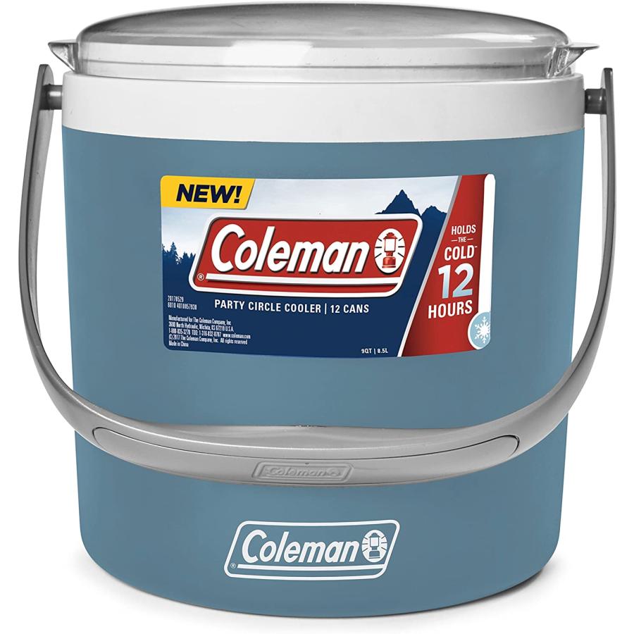 Coleman 9-Quart Party Circle Cooler,Dusk Blue | Coleman