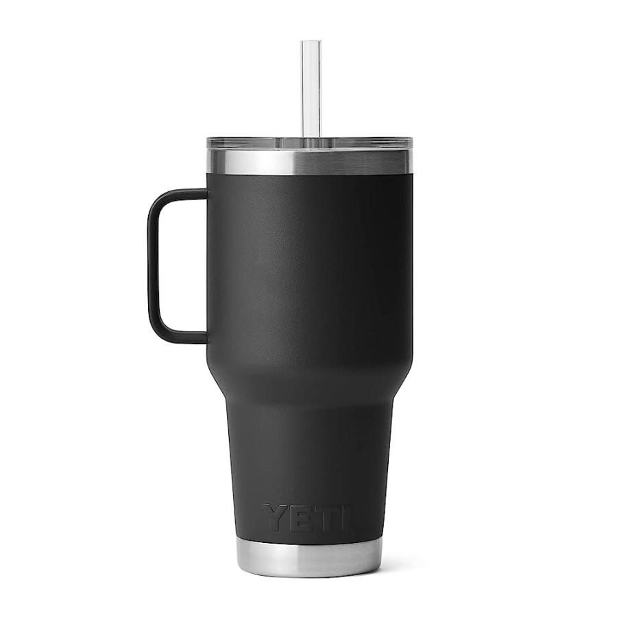 YETI RAMBLER 35 OZ STRAW MUG, VACUUM INSULATED, STAINLESS STEEL, BLACK | YETI | 08