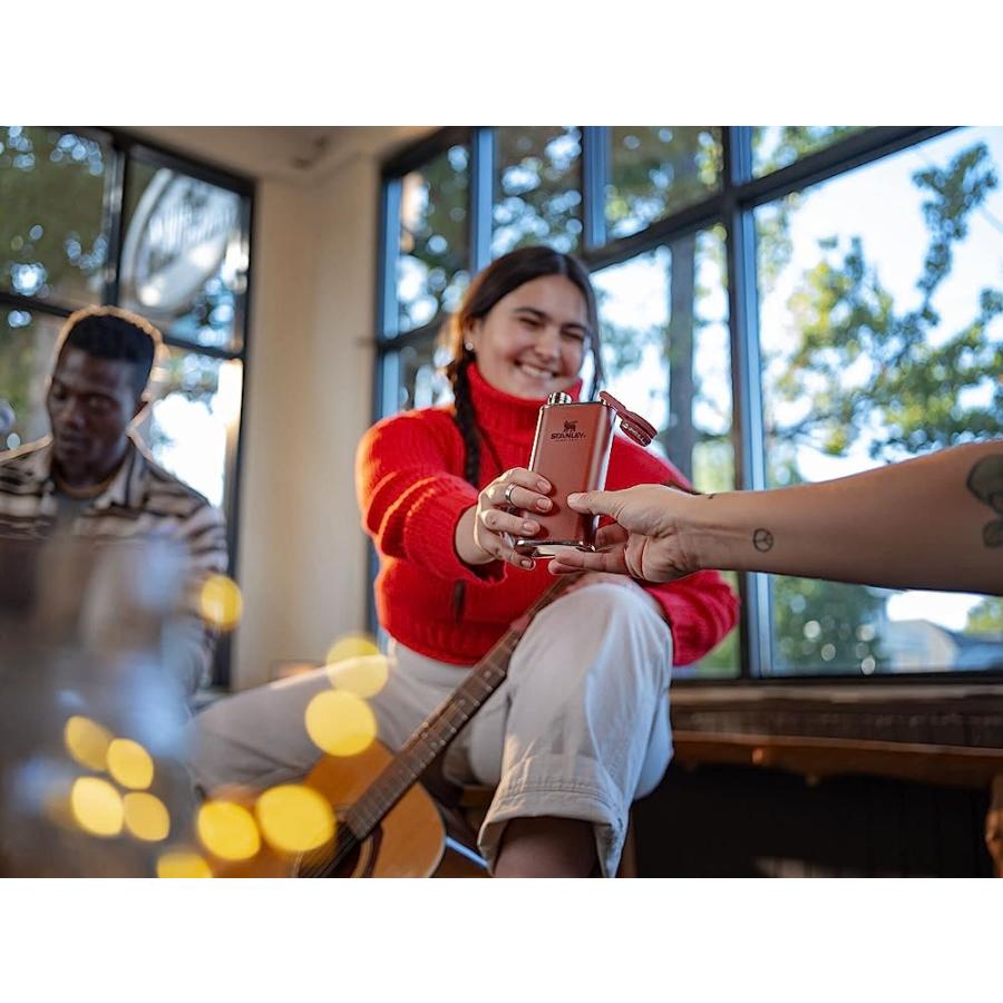 STANLEY EASY FILL WIDE MOUTH FLASK 8OZ CINNAMON | STANLEY | 05