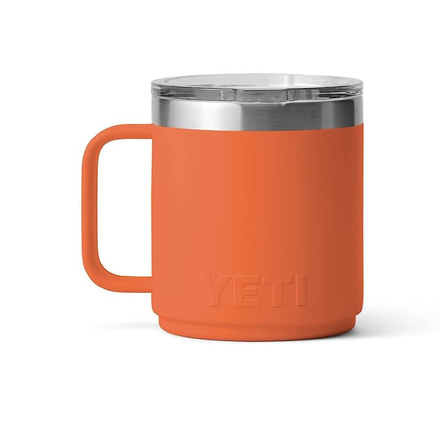 YETI RAMBLER 10 OZ STACKABLE MUG, VACUUM INSULATED, STAINLESS STEEL WITH MAGSLIDER LID, HIGH DESERT CLAY | YETI | 02