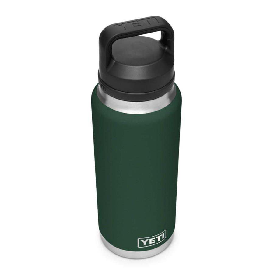 YETI Rambler 36オンス ボトル キャップ付き 真空断熱 ステンレス製、ノースウッズグリーン | YETI | 02