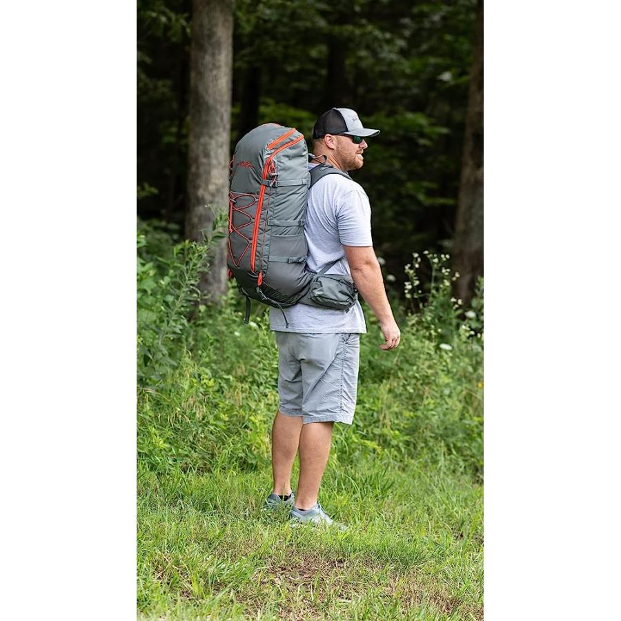 ALPS MOUNTAINEERING CANYON 55L, GRAY/CHILI | ALPS MOUNTAINEERING | 08